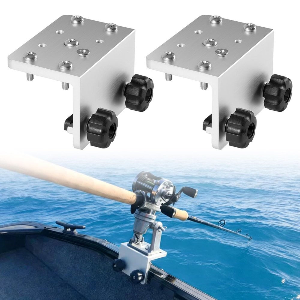 Fish Finder Mount - 2 Pack 90° Boat Gunnel Track