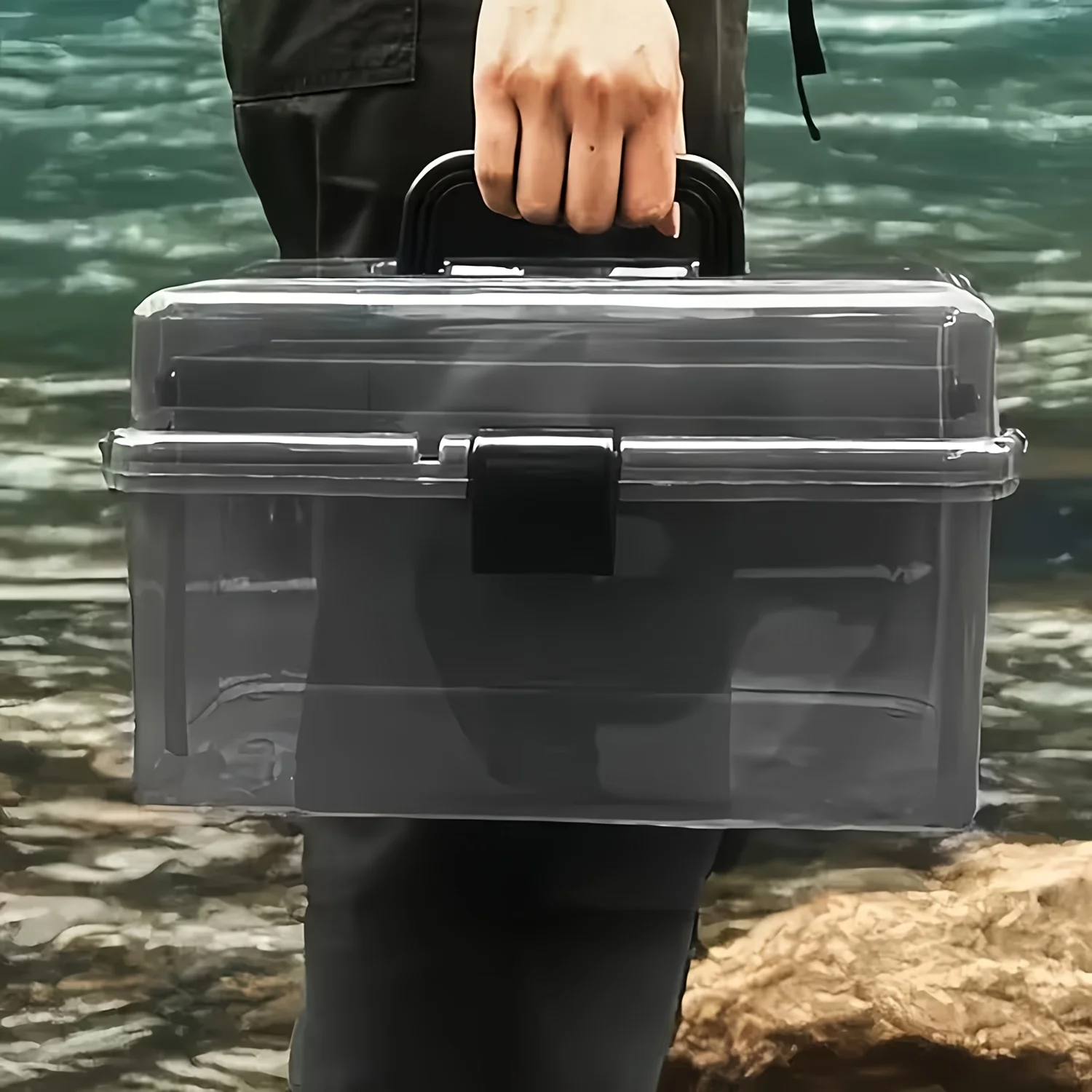 Durable PE Fishing Gear Box |  - Fish Finder Case recension och pris