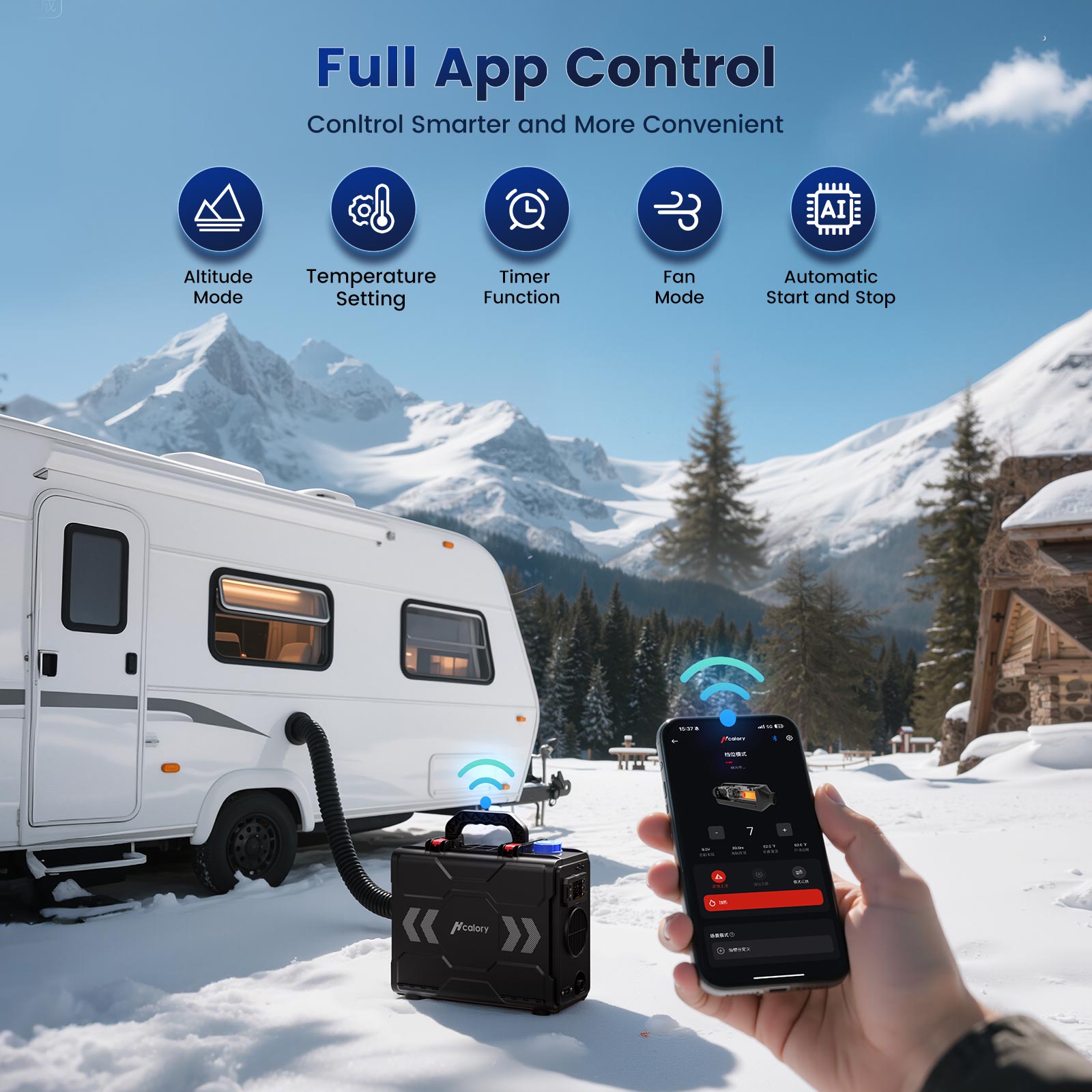 Hcalory TB2S+ 8KW Diesel Heate - Fishing Camera recension och pris