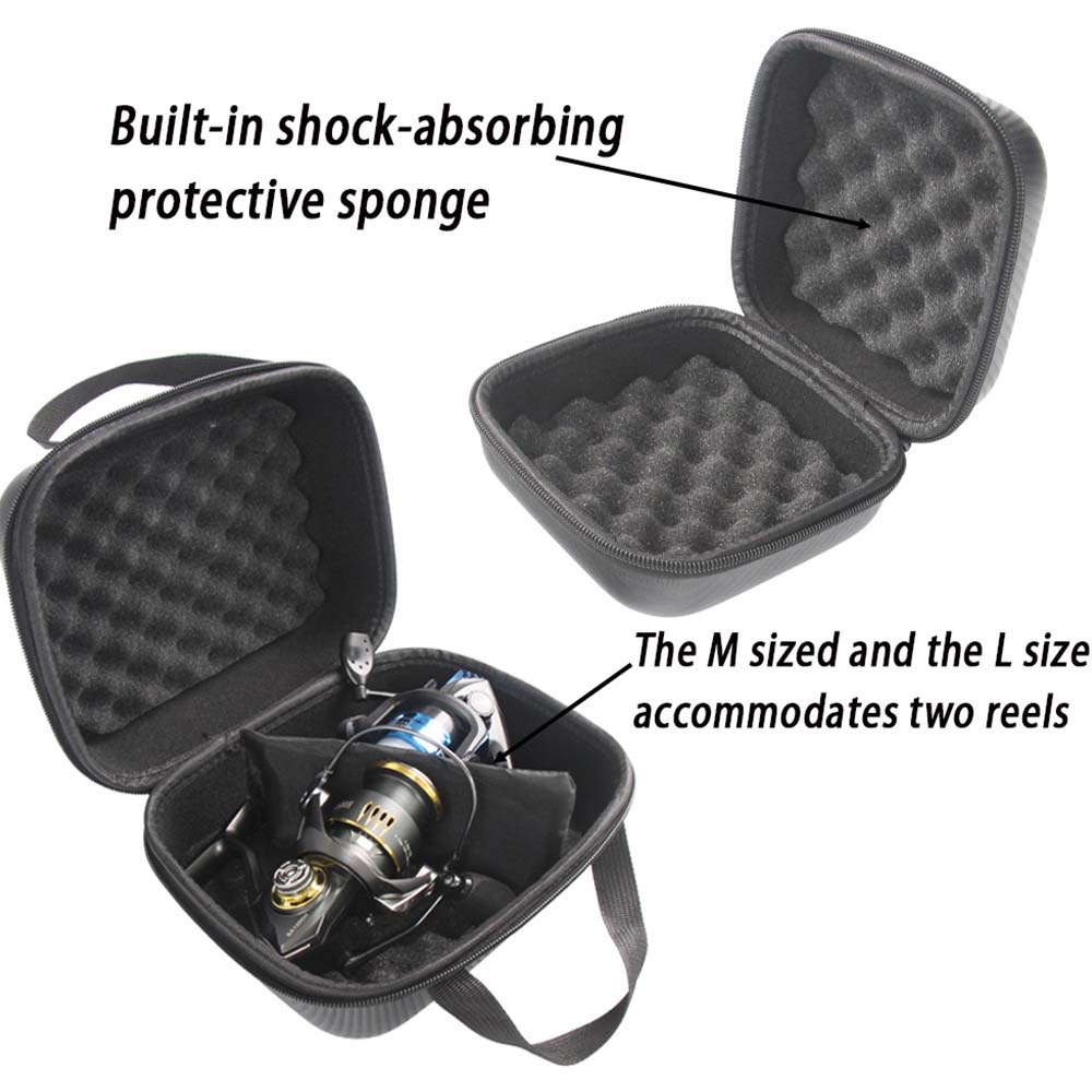 JSFUN Fishing Reel Case S/M/L  - Fish Finder Case recension och pris