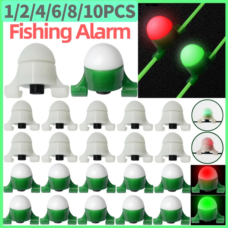 2-8pcs LED Night Fishing Alarm - Bite Alarm recension och pris