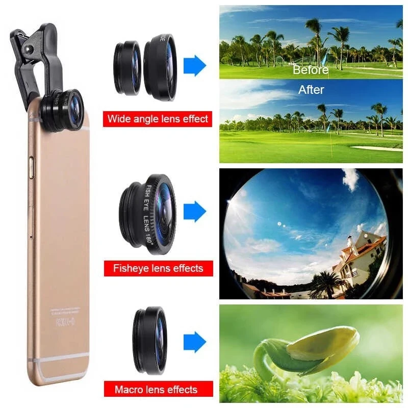 3 In 1 Fisheye Phone Lens 0.67 - Fishing Camera recension och pris