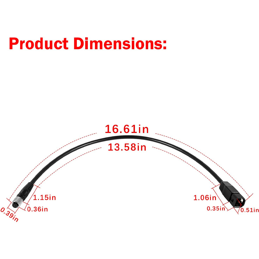 Replacement for1852068 MKR-US2 - Fish Finder Transducer recension och pris