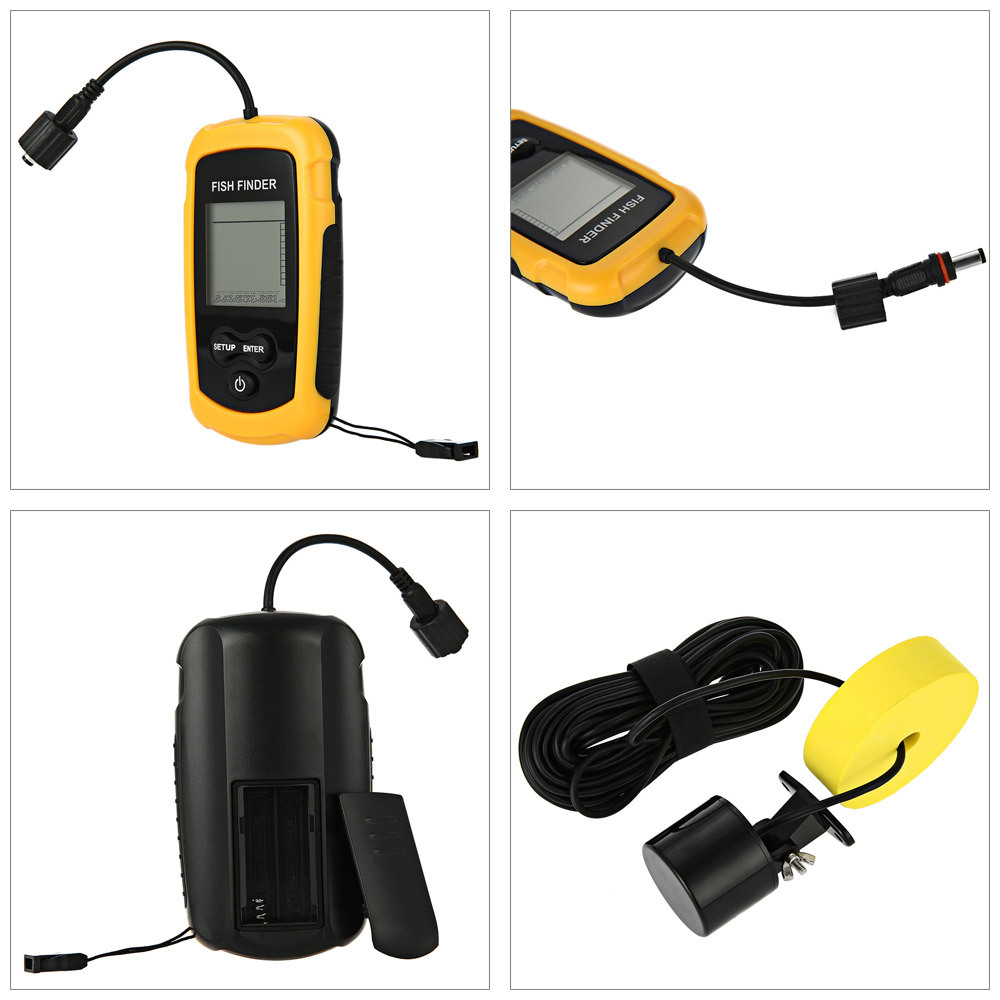Alarm 100M Portable Sonar Fish - Fish Finder Transducer recension och pris