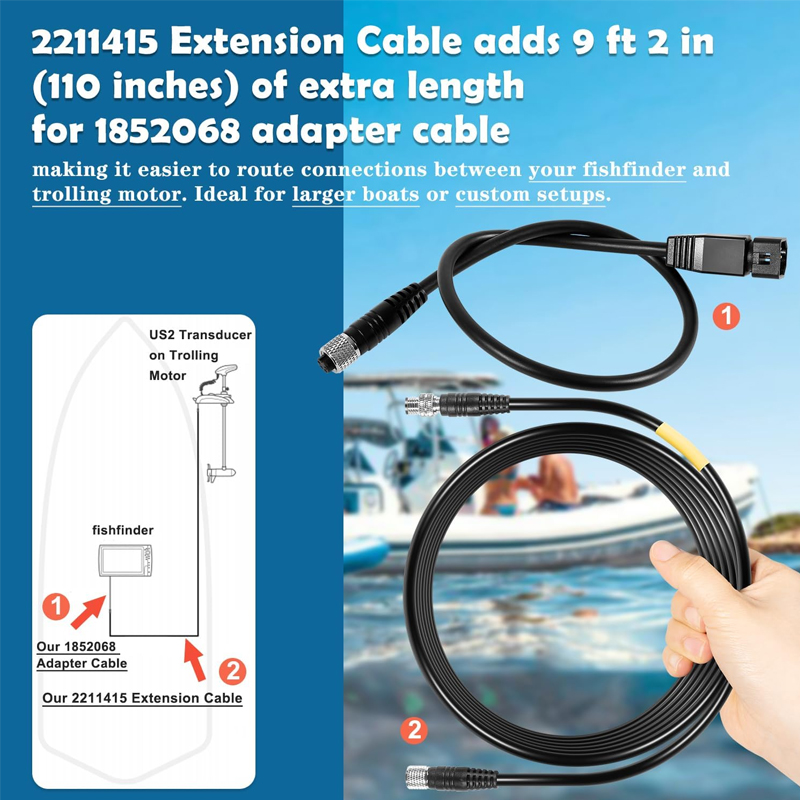 1852068 MKR-US2-8 7-Pin Adapte - Fish Finder Transducer recension och pris