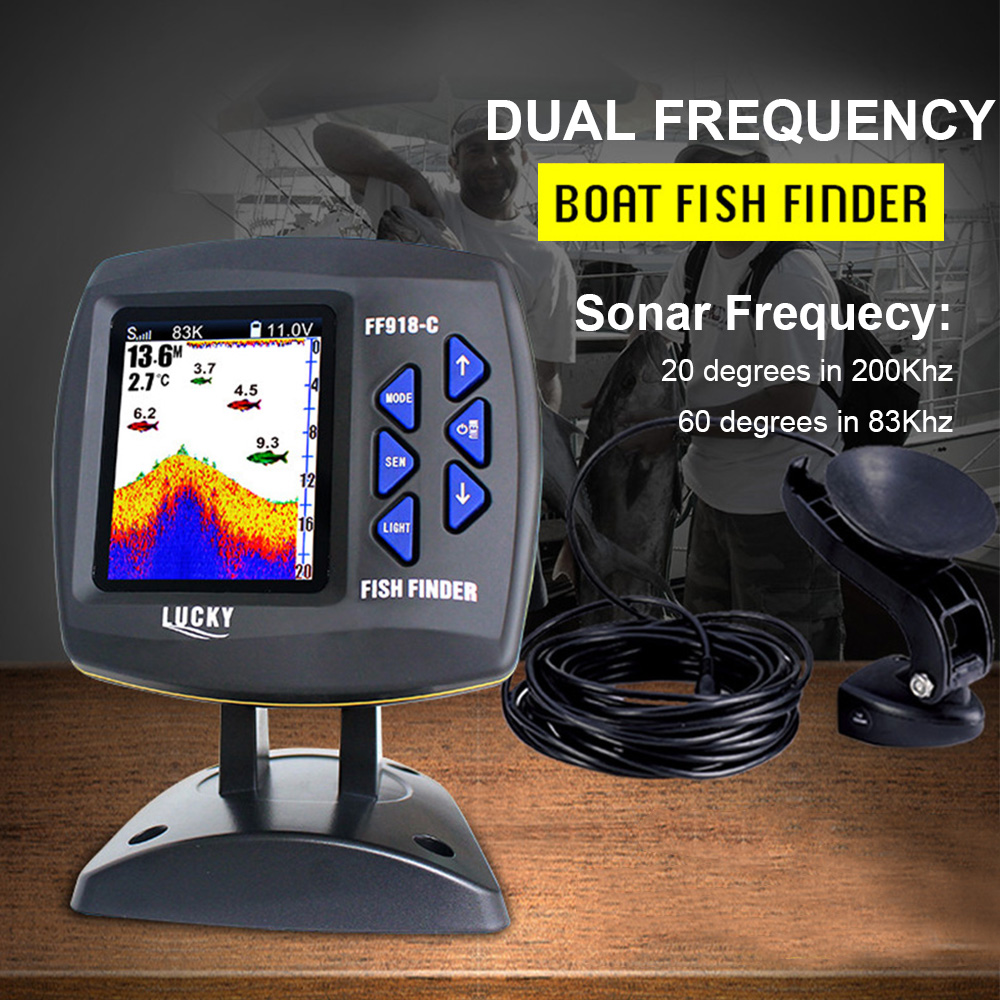 FF918-C100DS Color Screen Wire - Fish Finder Transducer recension och pris